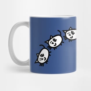 Kitty Cats March Over the Hill Mug